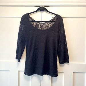 NWT Adrianna Pappell lace shirt